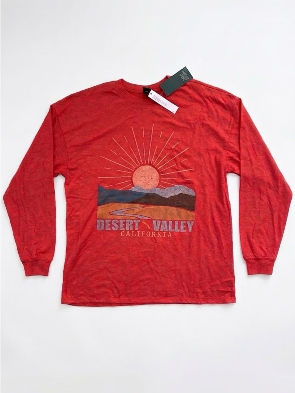 Wild Fable‎ Desert Valley California Long sleeve Graphic T-shirt Size XXL UNISEX
